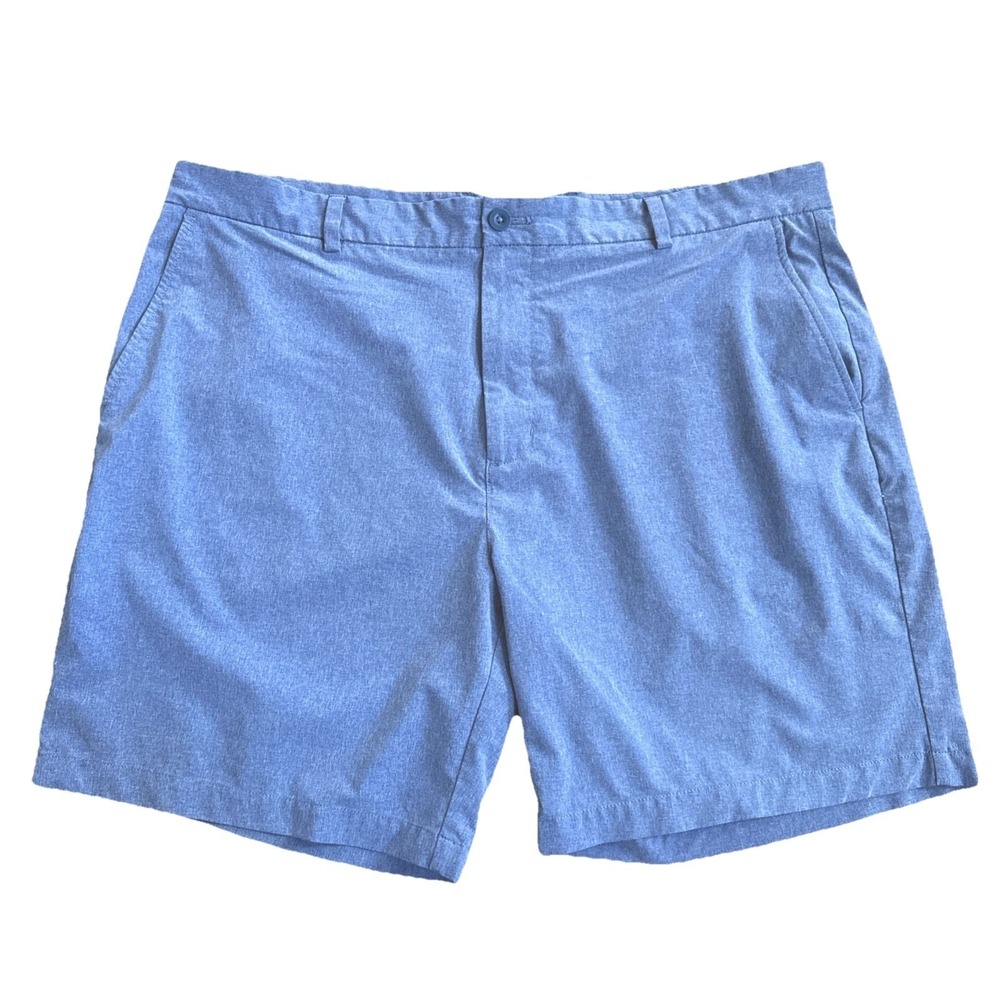Vineyard Vines Breaker Golf Shorts Men 42 Blue 8" Performance Stretch Pockets